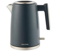 Salter Marino Electric 1.7L Cordless Kettle - Rapid Boil 3KW, Blue, Removable Washable Anti-scale Filter, 360° Swivel Base, Pull Off Lid, Boil Dry Sensor, Auto Shut Off, Brushed Matt Finish