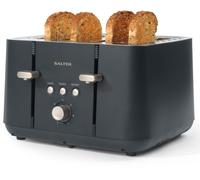 Salter Marino 4-Slice Toaster - 7 Levels Of Variable Browning, Removable Crumb Tray, Self-Centring Bread Guides, Anti-Jam Function, Defrost, Reheat And Cancel Indicator Buttons, 1850W
