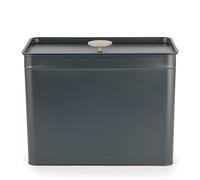 Salter BW12460EU7 Marino Large Bread Bin - Bread Storage, Bagels and Pastries, Powder-Coated Finish, For Kitchen Countertop, Long Lasting Freshness, Storage Box, 33 x 18 x 23 cm, Carbon Steel