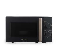 Salter Marino Microwave - 20 Litre Solo Microwave Oven, 950W, Compact, 5 Power Levels, Defrost Function, 35 Minute Timer, Manual Dial Control, 25.5 cm Glass Turntable, Easy Clean, Blue Grey