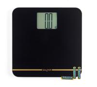 Salter Max Digital Bathroom Scale - Supersize LCD Display, 250 kg/550 lbs, Large Platform, Easy Read LCD Display, Carpet Feet & Batteries Included, Instant Readings, Weight Measurements, Black