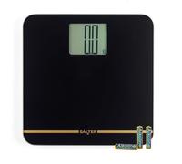 Salter Max Digital Bathroom Scale - Supersize LCD Display, 250 kg/550 lbs, Large Platform, Easy Read LCD Display, Carpet Feet & Batteries Included, Instant Readings, Weight Measurements, Black