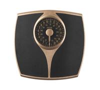 Salter 148 GFEU16 Speedo Dial Mechanical Bathroom Scale - Body Weight Scale with Oversized Dial, Fitness Scale with 136KG Capacity, No Batteries Required, Large Platform, Measures in KG/ST/LBS, Gold