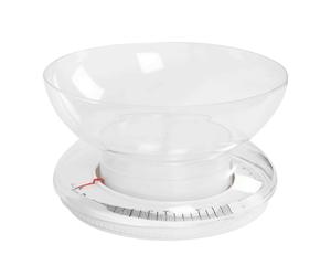 Salter Mechanical Kitchen Scale 3kg Rotating Dial Weighing Scale White