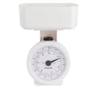 Salter Mechanical Kitchen Scale - Mini Analogue Food Scale, 3kg 3KG, White