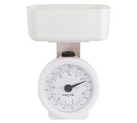 Salter Mechanical Kitchen Scale - Mini Analogue Food Scale, 3kg Capacity, 1L Dishwasher Safe Detachable Bowl, No Batteries, Scale Fits Inside Bowl For Compact Storage, 24 x 18 cm, 15 Year Guarantee