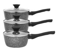Salter Megastone 3 Piece Pan Set - Grey