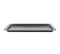Salter Megastone Baking Tray 37 x 25 Cm, Nonstick Carbon Steel | Oven Safe To 220°C, Raised Sides For Oil Control, PFOA-Free Coating, Speckled Grey Finish, Hand Wash Only