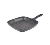 Salter Griddle Pan Non-Stick 28cm Megastone Collection Forged Aluminium Silver