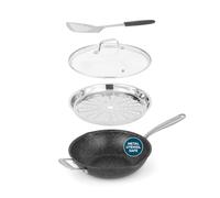 Salter Megastone Multifunction Frying Pan 28 Cm, Nonstick, 3.65 L