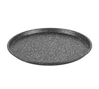 Salter Megastone Pizza Pan - 29 cm Non-Stick Perforated Crisper Tray, Large Oven Baking Tin for Pizzas, 12-Inch Round Durable Chip Tray, PFOA-Free, Oven Safe Up to 220°C, Strong Carbon Steel