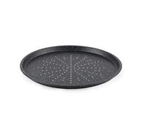 Salter Megastone Pizza Pan - 29 cm Non-Stick Perforated Crisper Tray, Large Oven Baking Tin for Pizzas, 12-Inch Round Durable Chip Tray, PFOA-Free, Oven Safe Up to 220°C, Strong Carbon Steel