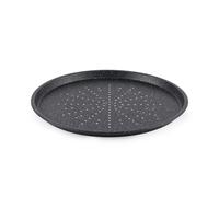 Salter COMBO-8103 Megastone Non-Stick Pizza Pan - Set Of 2 Carbon Steel Pizza Trays, 11"Ø/29cm, Perforated Base For Even Cooking & Extra Crisp, Easy Clean, Lightweight Baking Sheet, Oven Safe To 220°C