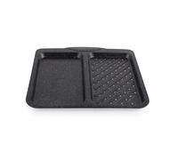 Salter Megastone Split Baking Tray 40 Cm, 2 Compartment Non Stick | Heavy Gauge Carbon Steel, Oven Safe To 220C, PFOA Free Coating, Raised Sides For Oil Control, Hand Wash Only