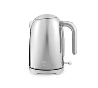 Salter Muse Kettle 1.7 L 3 kW Rapid Boil Electric Kettle | 360 Degree Swivel Base, Automatic Shut Off, Boil Dry Sensor, Water Level Indicator, Flip Top Lid, Chrome Finish