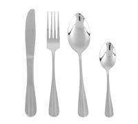 Salter Newbury 24pc Cutlery Set 6 Person Polished Stainles Steel Dishwasher Safe