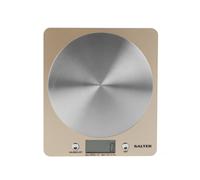 Salter Olympus Digital Kitchen Scale 5KG Capacity Stainless Steel Platform Gold