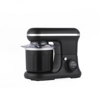 Salter Optimix Stand Mixer & Ice Cream Maker - Electric Whisk, Digital Display & Timer, Sorbet Machine, Ice Cream Bowl with Churner, 5L Capacity, Stainless Steel, 6 Speeds, Various Attachments, 1200W