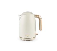 Salter Pebble 1.7 L Fast Boil Electric Tea Kettle Flip Lid 3kW Cream/Gold