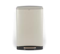 Salter Pebble 50L Pedal Bin - Removable Bucket, Locking Lid, L42.7xW31.5xH71cm