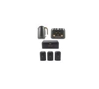 Salter Pebble 6-Piece Countertop Set - 1.7L Kettle, 4-Slice Toaster & Canisters