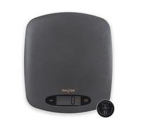 Salter Pebble Digital Kitchen Scale - Electronic Baking Scale, ‘Add & Weigh’ Tare Function, Aquatronic Function, Measures Liquids, 5kg Capacity, Metric/Imperial Measures, LCD Display, Grey
