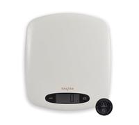Salter Pebble Digital Kitchen Scale - Electronic Baking Scale, Tare Function, Aquatronic Function, Measures Liquids, 5kg Capacity, Metric/Imperial Measures, LCD Display, Stone