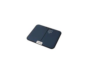 Salter Phantom Compact Analyser Bathroom Scale - Measure Weight, Body/Water, Bone/Muscle Mass, BMI, BMR, Large, Slim Tempered Glass Platform, Ste