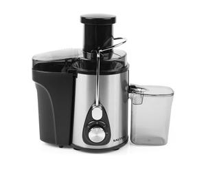 Salter Power Juicer - Fresh Fruit Juice Extractor, 2 Speed Settings, Includes 1L Pulp Container & Feeding Chute, 600 W, Non-Slip Feet, Create Natural & Additive Free Drinks, Stainless Steel Blades