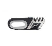 Salter Professional BW11674EU7 4-in-1 Knife Sharpener, Adjustable Tungsten, Diamond & Ceramic Rod, Kitchen Scissors and Knives, Non-Slip, Home Knife Blade Sharpener, Essential Kitchen Tool, Black