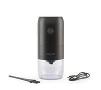 Salter Rechargeable Coffee Grinder - 30g Bean & 35g Powder Capacity, One Touch Operation, Easy Clean, Compact & Portable, Ceramic Grinding Burr, for French Press, Filter, Espresso Machine, Black