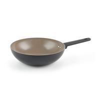 Salter BW12882EU7 Ceramic 28 cm Stir Fry Pan - Recycled Aluminium Body, Healthy PFOA/PFAS-Free Non-Stick Coating, Induction Suitable, Easy Clean, Soft Touch Stay Cool Handle, Curry/Noodle Cooking Pan