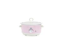Salter Retro 3.5L Slow Cooker 3 Heat Settings/Keep Warm for Family Cooking Pink