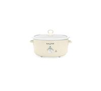 Salter Retro 6.5L Slow Cooker 3 Heat SettingsKeep Warm for Family Cooking Cream