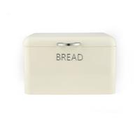 Salter Retro Cream Bread Bin - Vintage Style Storage Box for Pastries, Rolls, Bagels, Durable Steel, Embossed Lettering, Large Dry Food Container, Easy to Clean, Long-Lasting Freshness