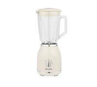 Salter Retro Cream Jug Blender, 1.5L Glass, 2 Speeds, Pulse, 1000W, BPA-Free