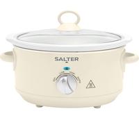 Salter Retro EK6249CRM 3.5 Litre Slow Cooker - Cream, Cream