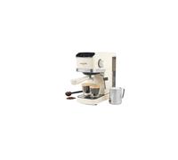 Salter Retro Espresso Machine - 20-Bar Pump, Milk Frother, LED Display, 1350W