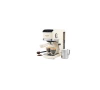 Salter Retro Espresso Machine - 20Bar Pump Milk Frother LED Display 1350W