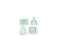 Salter Retro Green Kettle, Toaster & Bread Bin Set 4 Slice Rapid Boil Wide Slots