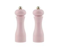 Salter Retro Seasoning Mill Set, 18.5 Cm, Pink, Set of 2 | Salt And Pepper Mills, Ceramic Grinding Mechanism, Adjustable Coarseness, Lightweight Acrylic Body, For Dried Spices