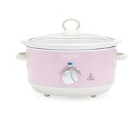 Salter Retro Slow Cooker 3.5L Electric, Pink