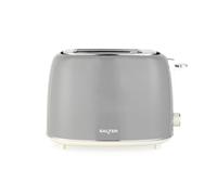 Salter Retro Toaster 2 Slice, Wide Slots, Grey