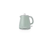 Salter Ripple Rapid Boil Kettle - Electric 1.7L Water Boiler, 360º Swivel Base, Removable Limescale Filter for Purer Quality, Auto Shut-Off, 0.75m Cord, Strix Control, 3kW, Textured Design, Sage