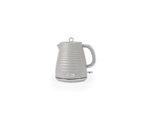Salter Ripple Rapid Boil Kettle - Electric 1.7L Water Boiler, 360º Swivel Base, Removable Limescale Filter for Purer Quality, Auto Shut-Off, 0.75m Cord, Strix Control, 3kW, Beige Textured Design