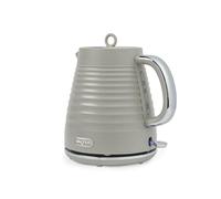 Salter Ripple Rapid Boil Kettle - Electric 1.7L Water Boiler, 360º Swivel Base, Removable Limescale Filter for Purer Quality, Auto Shut-Off, 0.75m Cord, Strix Control, 3kW, Taupe Textured Design