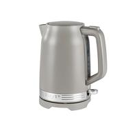 Salter Rise Rapid Boil Kettle - 1.7L Capacity, 3000W Power, Boil-Dry Sensor, Auto Shut-Off, 360° Swivel Base, Removable Limescale Filter, Water Level Indicator, Strix Controller & Matte Taupe Finish