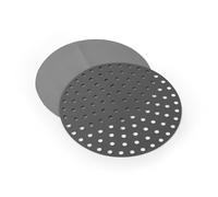 Salter Round Air Fryer Liners - Set of 2, Easy Clean, Dishwasher Safe, Reusable Silicone Trays, PFAS-Free, Stain/Odour Resistant, Universal Inserts, 23cm Dims, Up to 230°C for 6-8L Air Fryers