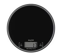 Salter Round Kitchen Scale - Digital Food Weighing Scales for Baking & Cooking, Measures Liquids & Fluids, Easy Read LCD Display,