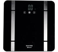 SA00432FEU6 Smart Digital Bathroom Scale -Bluetooth Connect to Phone With Salter Health App, 200kg Capacity, Measures Weight, Body Fat/Water,